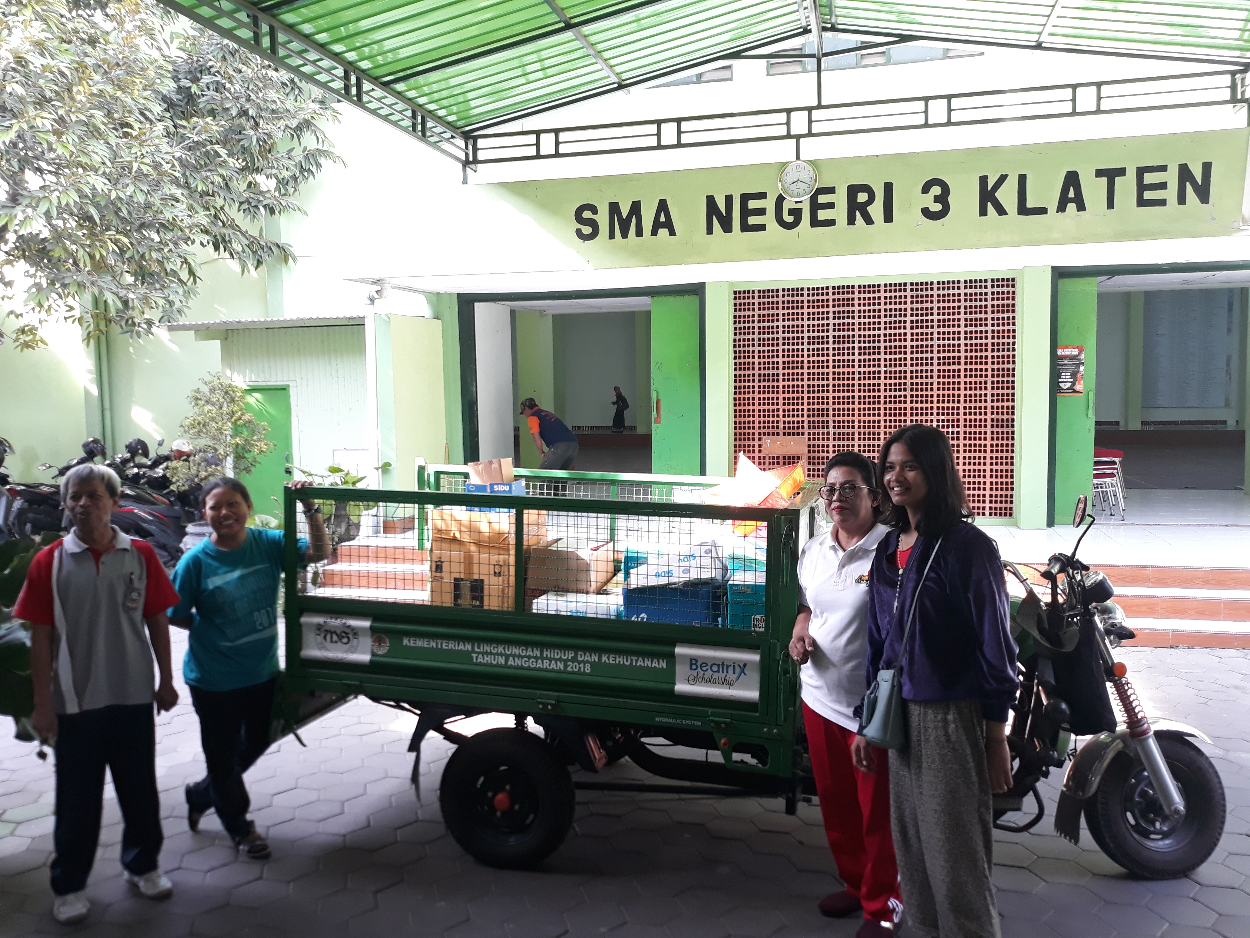 #DonasiSampah  SMA N 3 Klaten